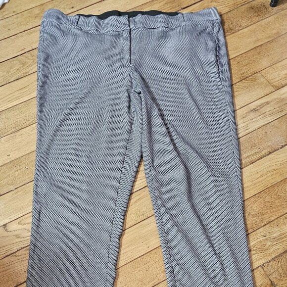 Lane Bryant The Allie Women's Size 26L Pants Black and White Pattern Plus - Picture 1 of 5